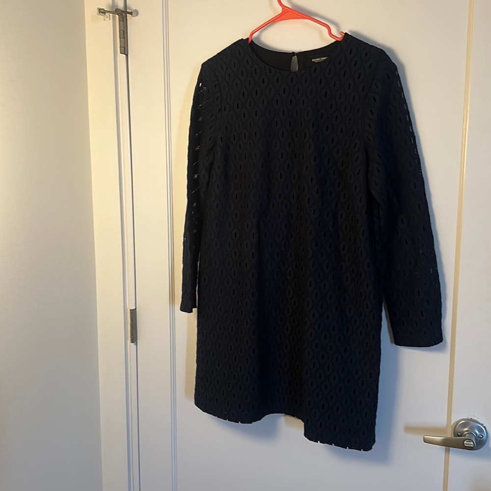 Rachel Comey Navy Lace Style LS  Dress